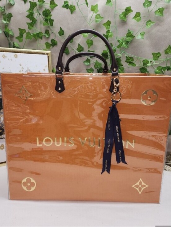 louis Vuitton handmade Handbags - Authentic Louis Vuitton Shopping Bag In PVC Tote Limited Edition
